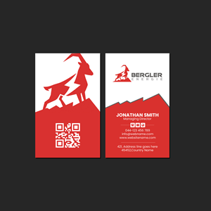 Design de Carte de Visite par Creations Box 2015 pour BerglerEnergie AG | Design : #32525905