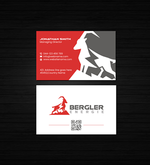 Design de Carte de Visite par Creations Box 2015 pour BerglerEnergie AG | Design : #32525906
