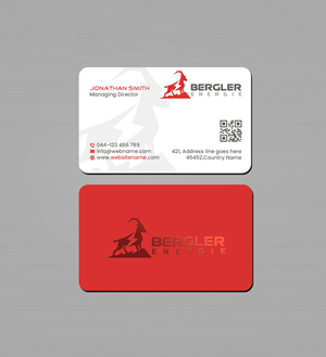 Business Card Design by Creations Box 2015 for BerglerEnergie AG | Design: #32525910