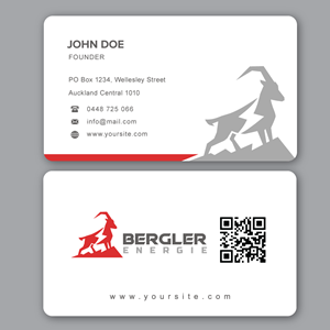 Design de Carte de Visite par H4R5Z pour BerglerEnergie AG | Design : #32519444