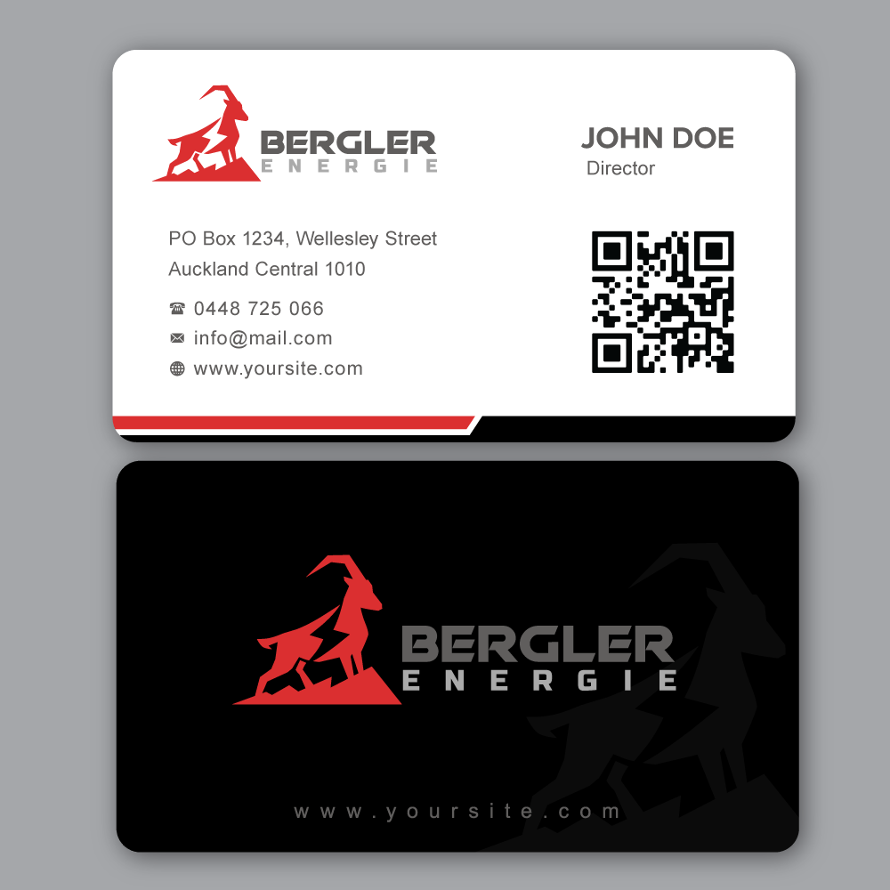 Diseño de Tarjeta de Presentación por H4R5Z para BerglerEnergie AG | Diseño #32519560