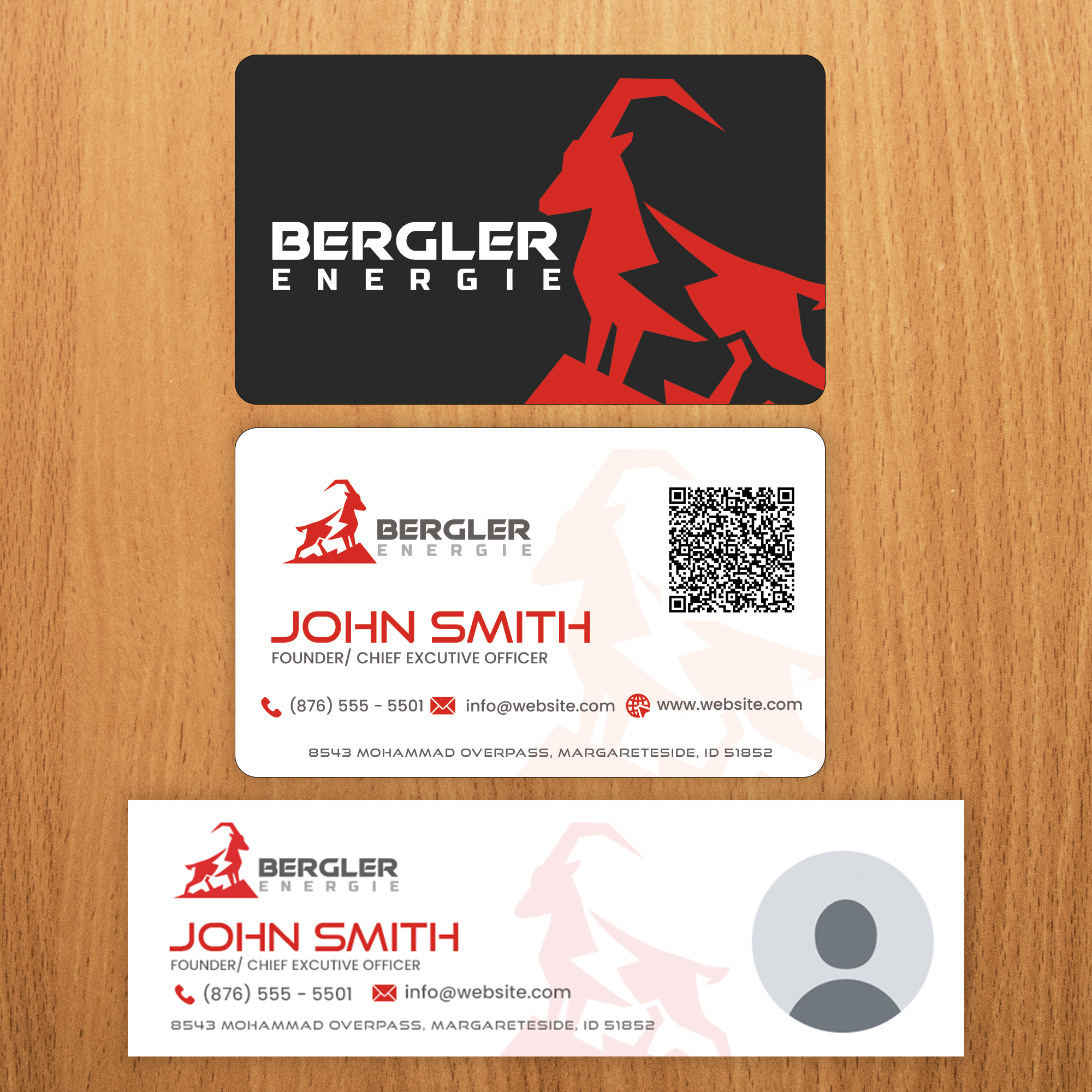 Diseño de Tarjeta de Presentación por DSCMedia™ para BerglerEnergie AG | Diseño #32519523