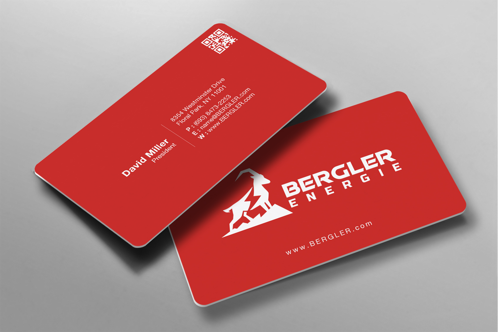 Visitenkarten-Design von Brand aid für BerglerEnergie AG | Design #32523116