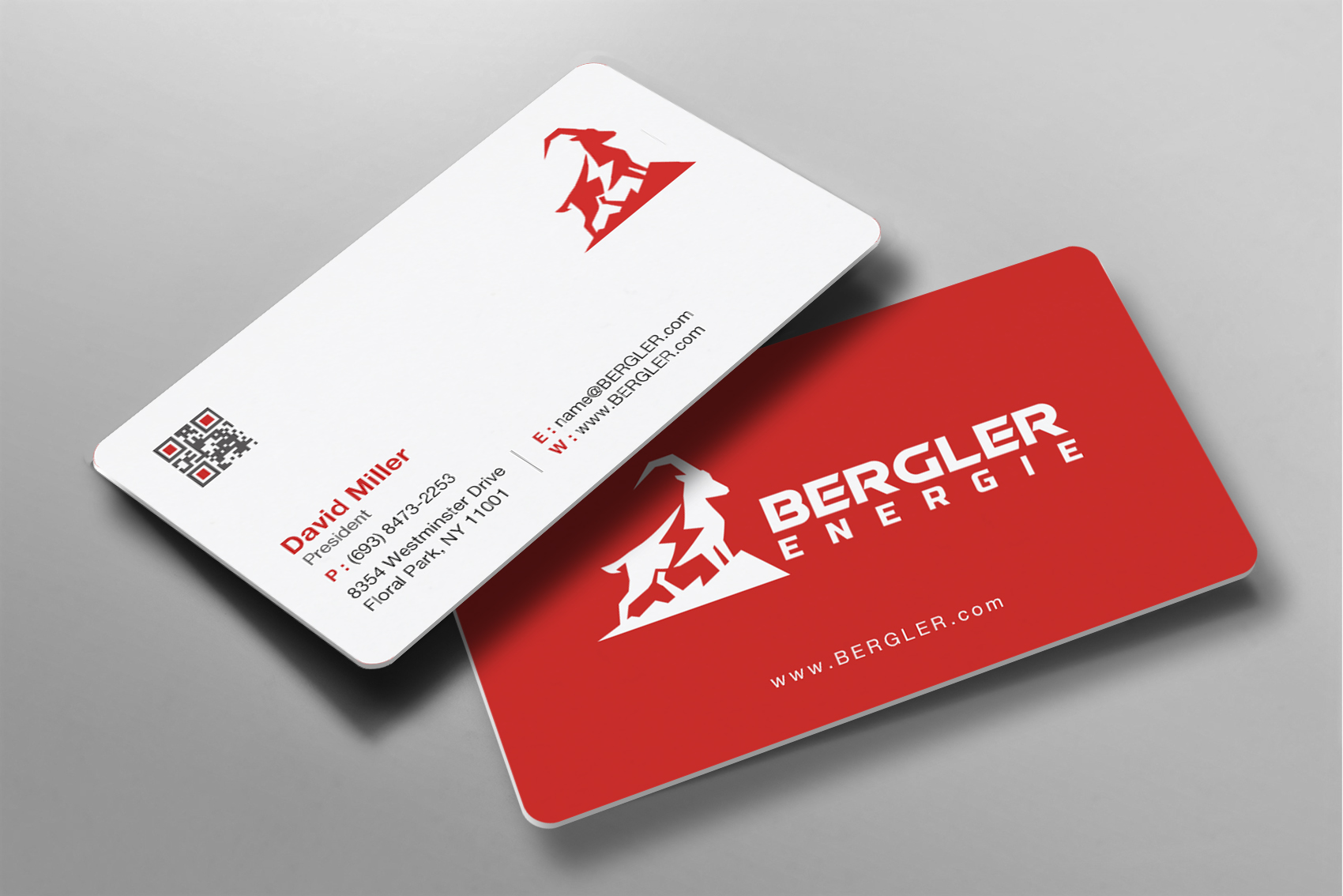 Visitenkarten-Design von Brand aid für BerglerEnergie AG | Design #32523121