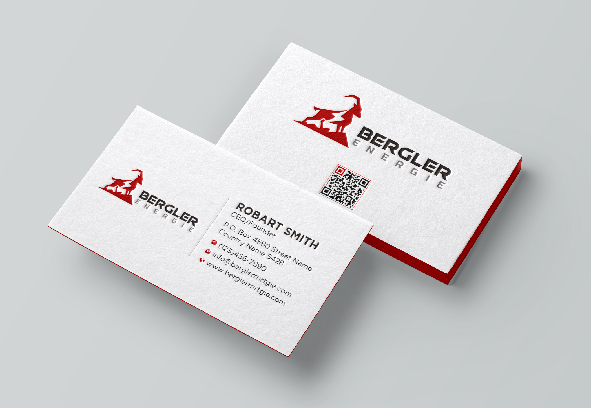 Diseño de Tarjeta de Presentación por Uttom 2 para BerglerEnergie AG | Diseño #32519456