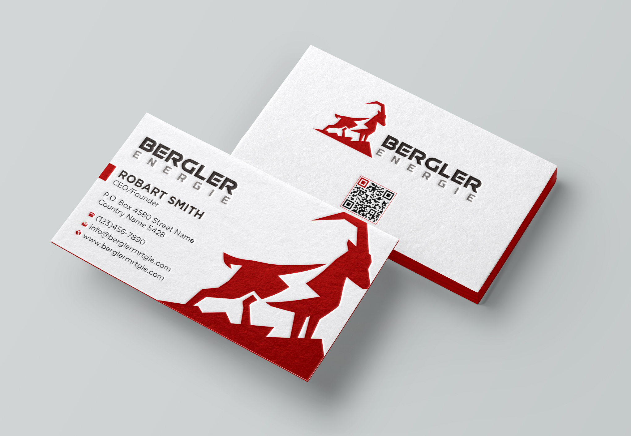 Diseño de Tarjeta de Presentación por Uttom 2 para BerglerEnergie AG | Diseño #32519460