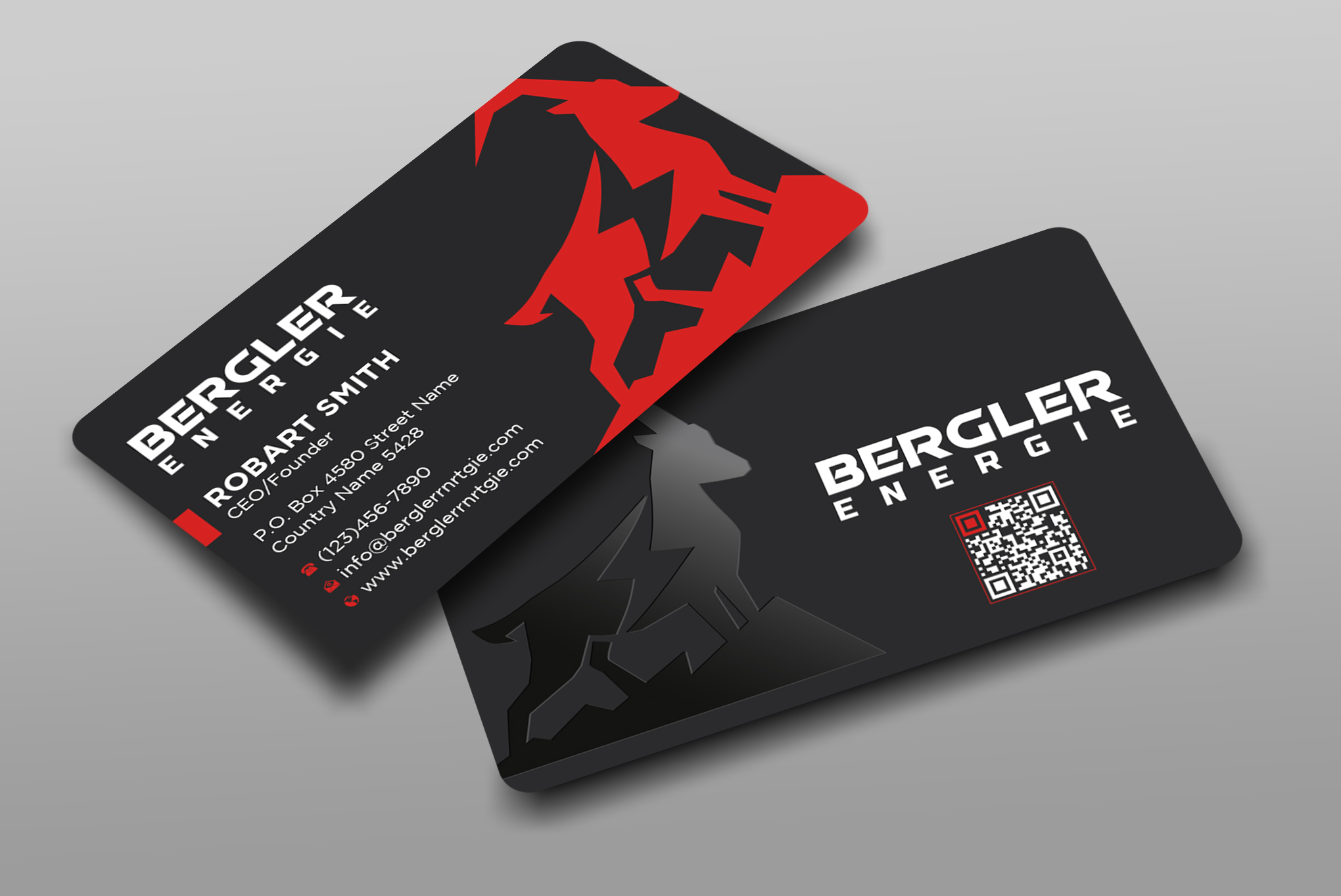 Design de Carte de Visite par Uttom 2 pour BerglerEnergie AG | Design #32519507