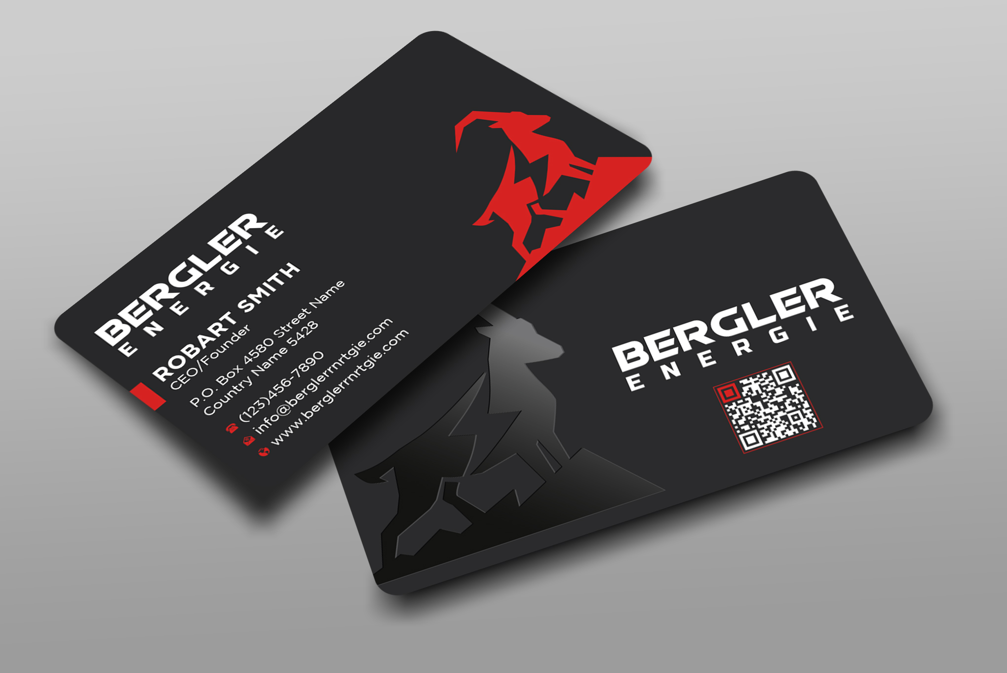 Business Card Design by Uttom 2 for BerglerEnergie AG | Design #32519508