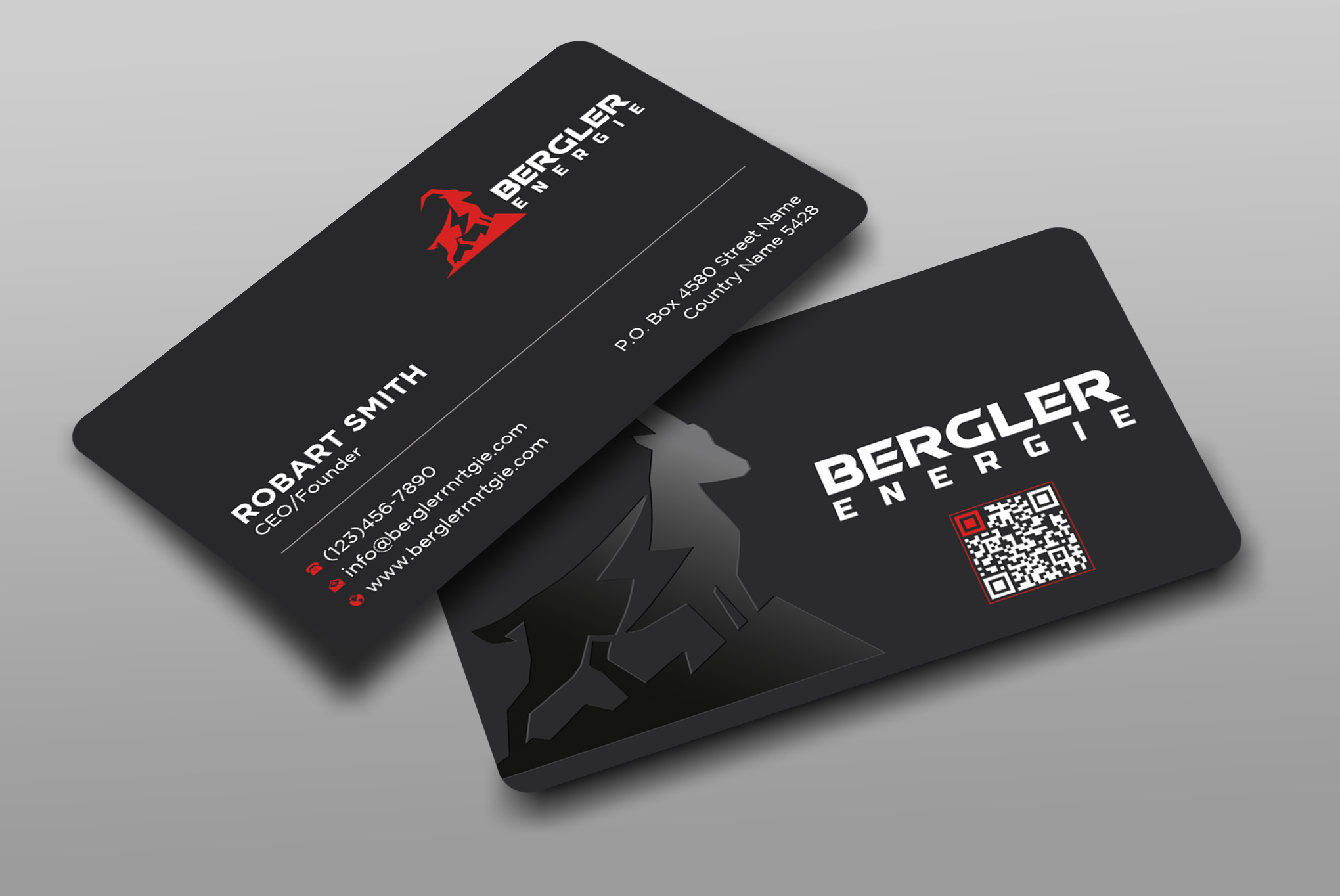 Business Card Design by Uttom 2 for BerglerEnergie AG | Design #32519510