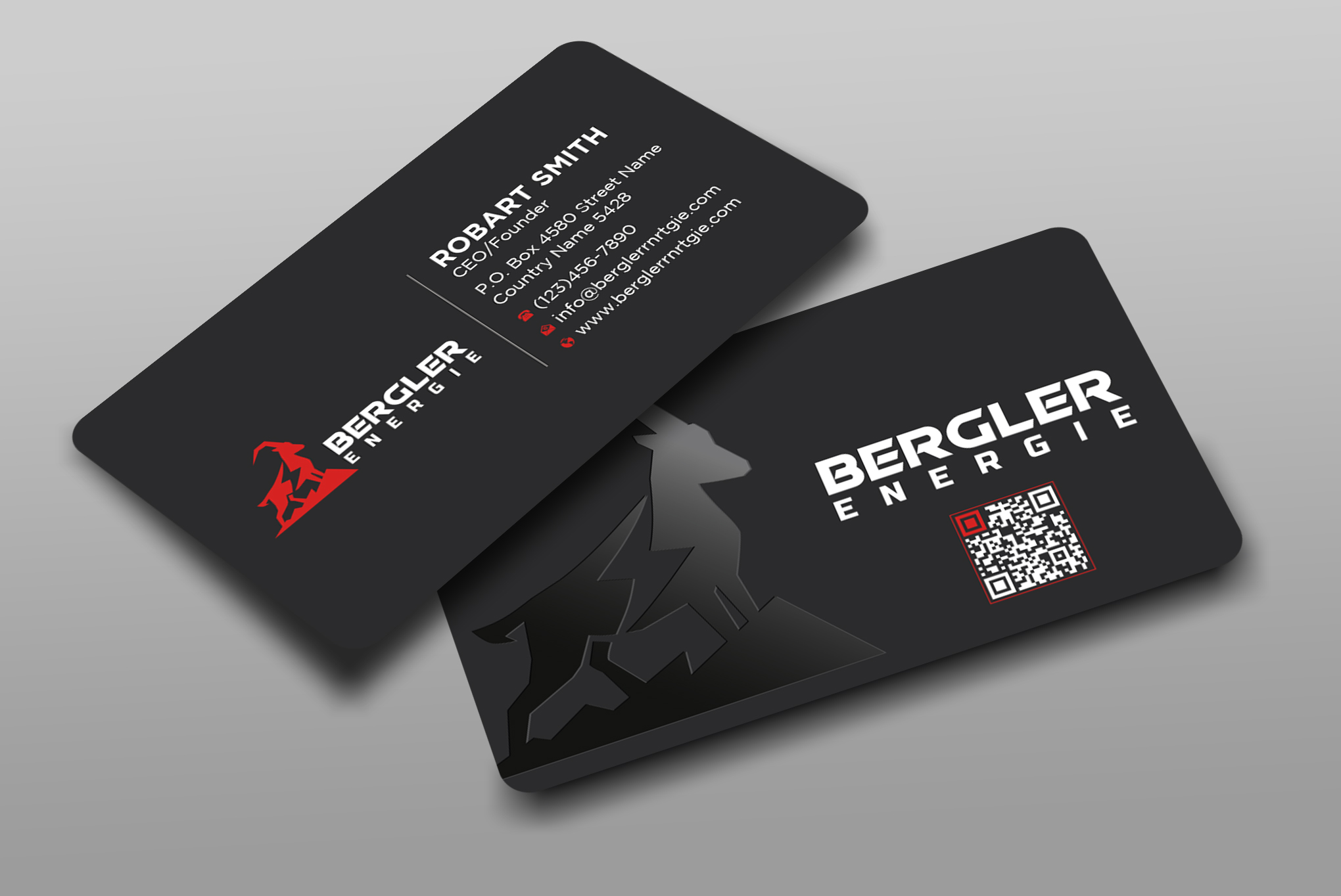 Business Card Design by Uttom 2 for BerglerEnergie AG | Design #32519511