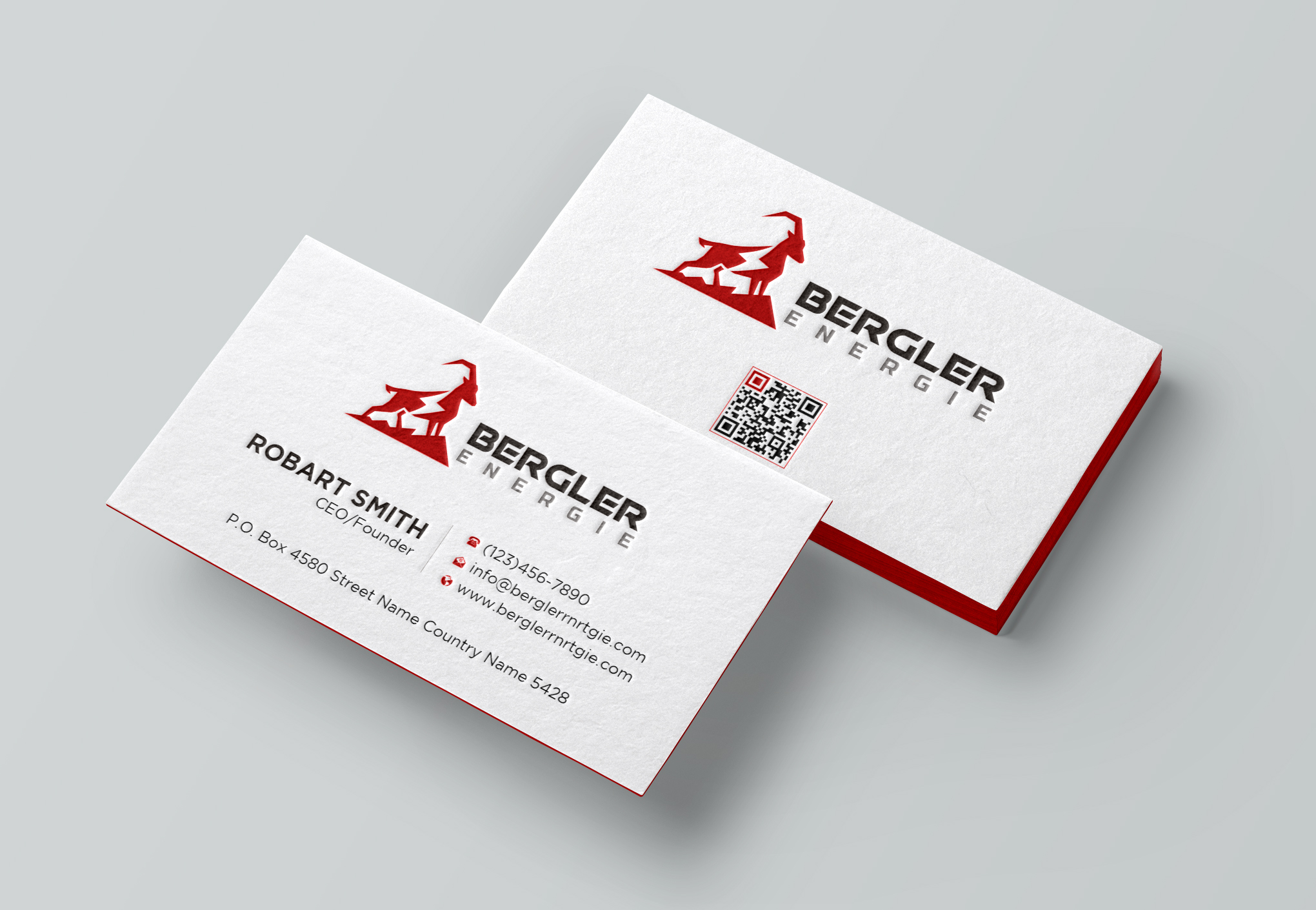 Diseño de Tarjeta de Presentación por Uttom 2 para BerglerEnergie AG | Diseño #32526320