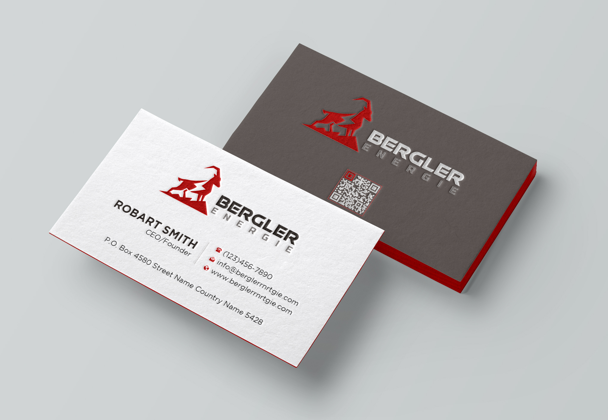 Diseño de Tarjeta de Presentación por Uttom 2 para BerglerEnergie AG | Diseño #32526331