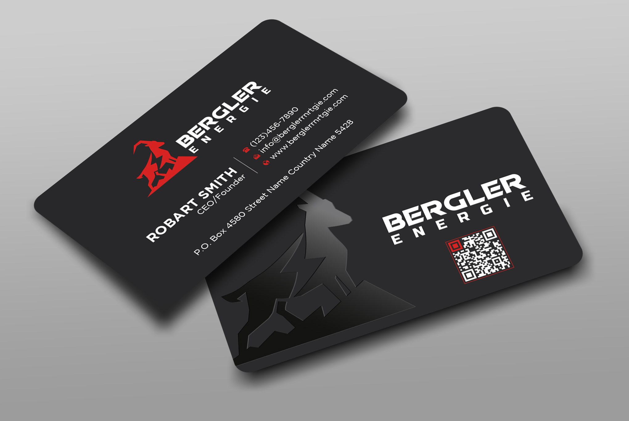 Diseño de Tarjeta de Presentación por Uttom 2 para BerglerEnergie AG | Diseño #32526339