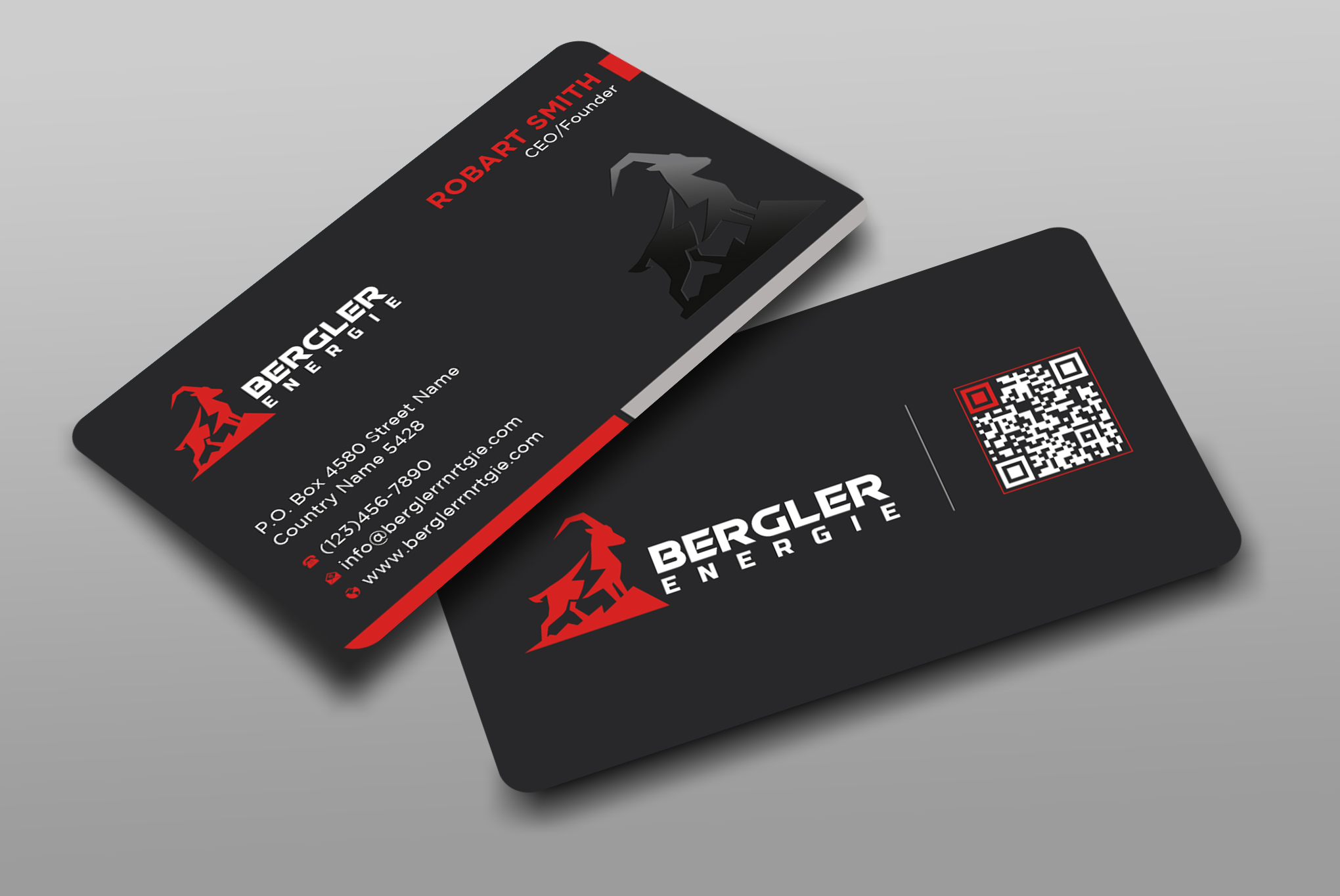 Diseño de Tarjeta de Presentación por Uttom 2 para BerglerEnergie AG | Diseño #32526352