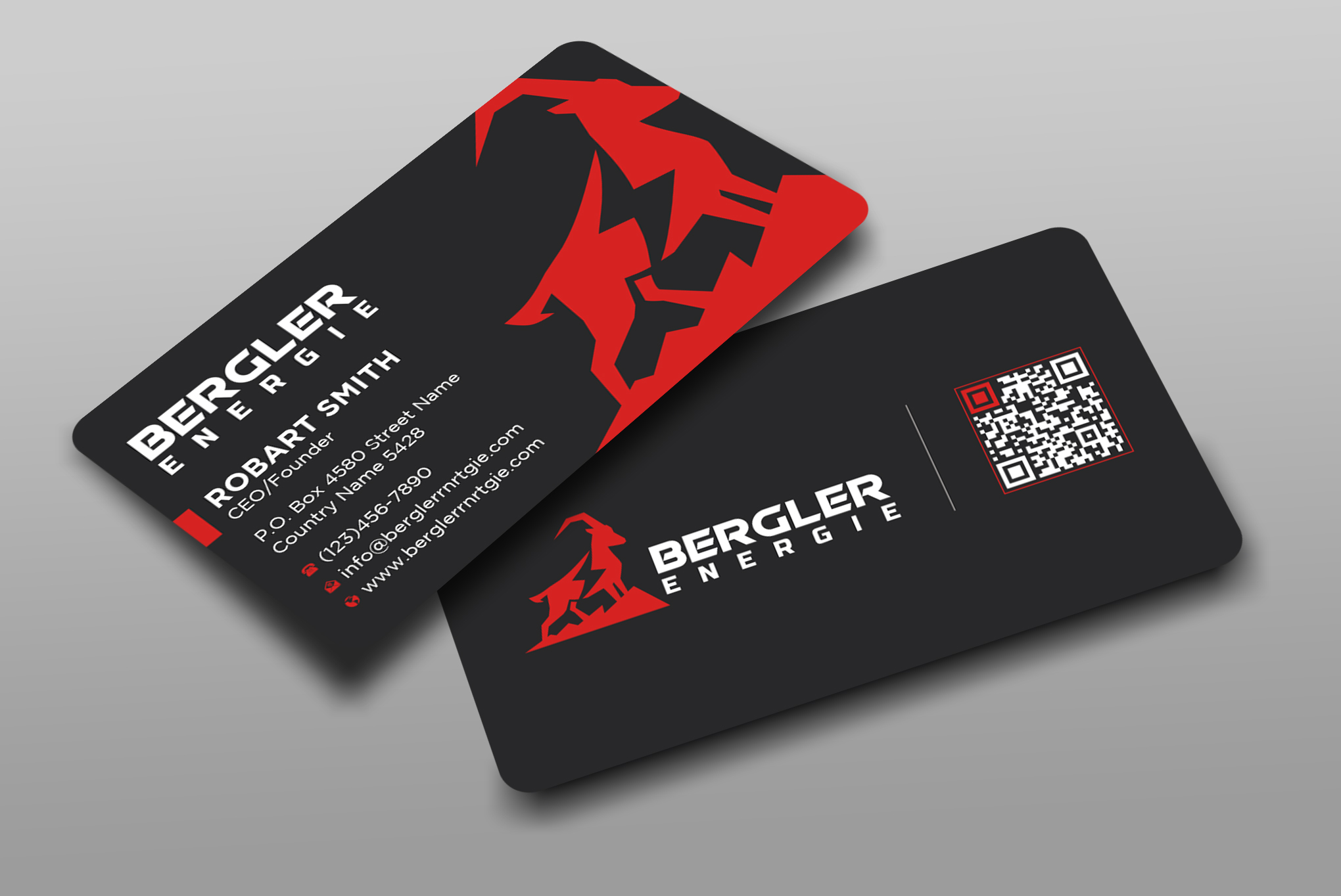 Diseño de Tarjeta de Presentación por Uttom 2 para BerglerEnergie AG | Diseño #32526353