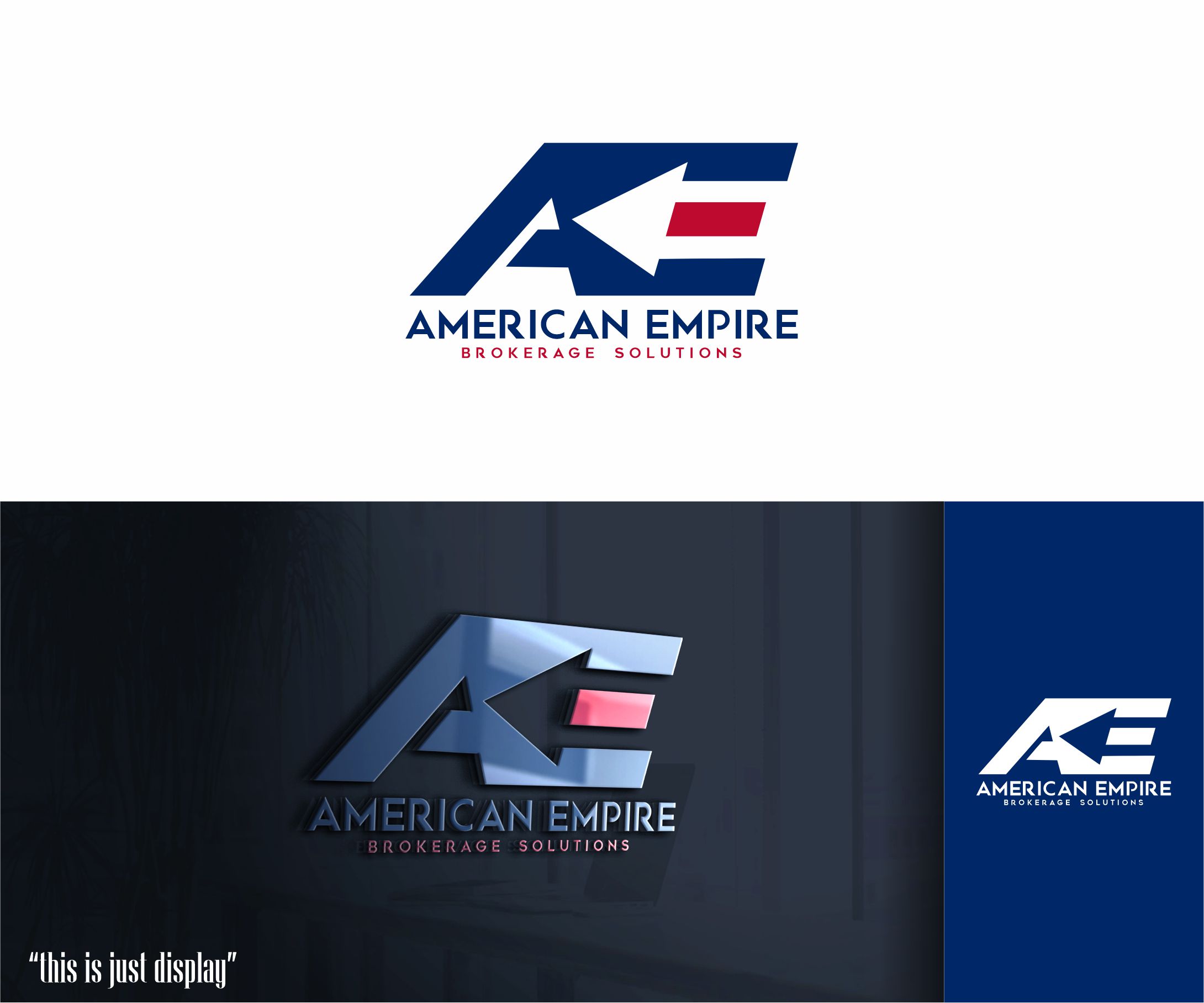 Logo Design by alkaline for american empire brokerage solutions  | Design #32565024