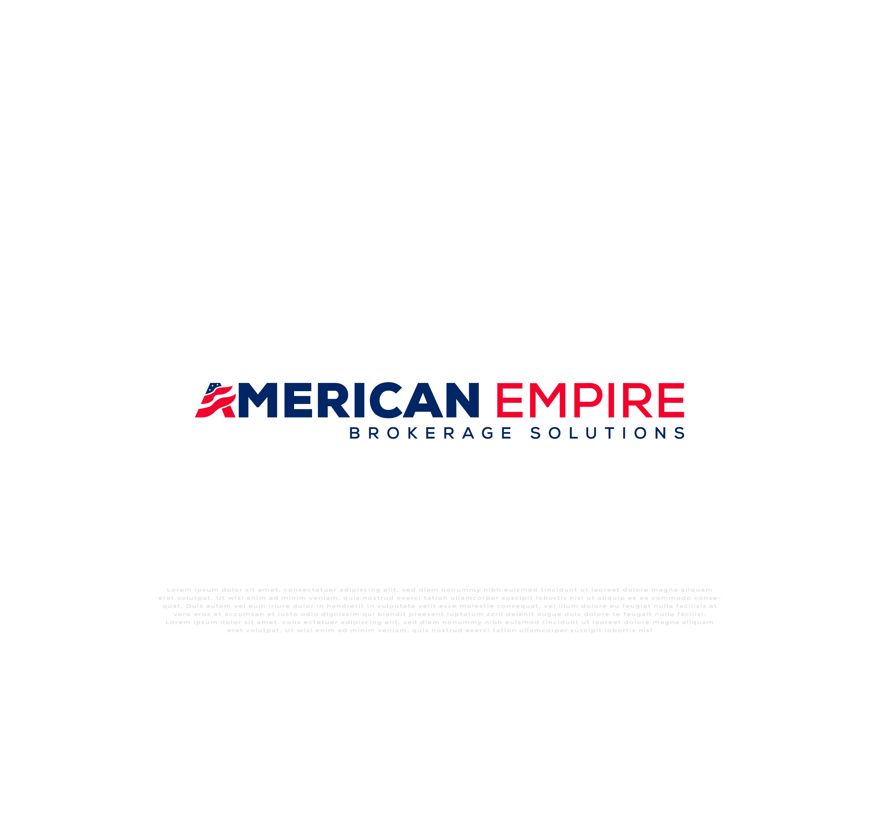 Logo Design by mehedi.h for american empire brokerage solutions  | Design #32572608