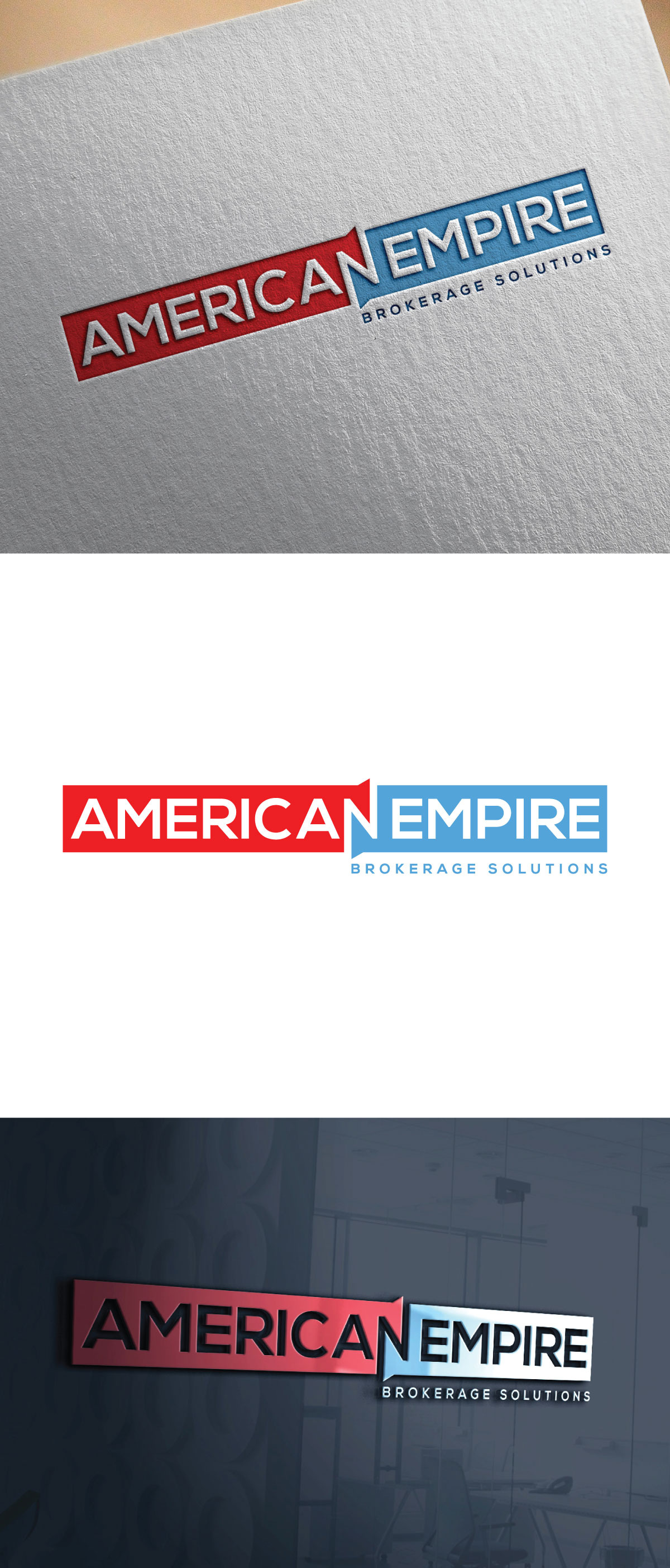 Logo Design by Markwood for american empire brokerage solutions  | Design #32570975