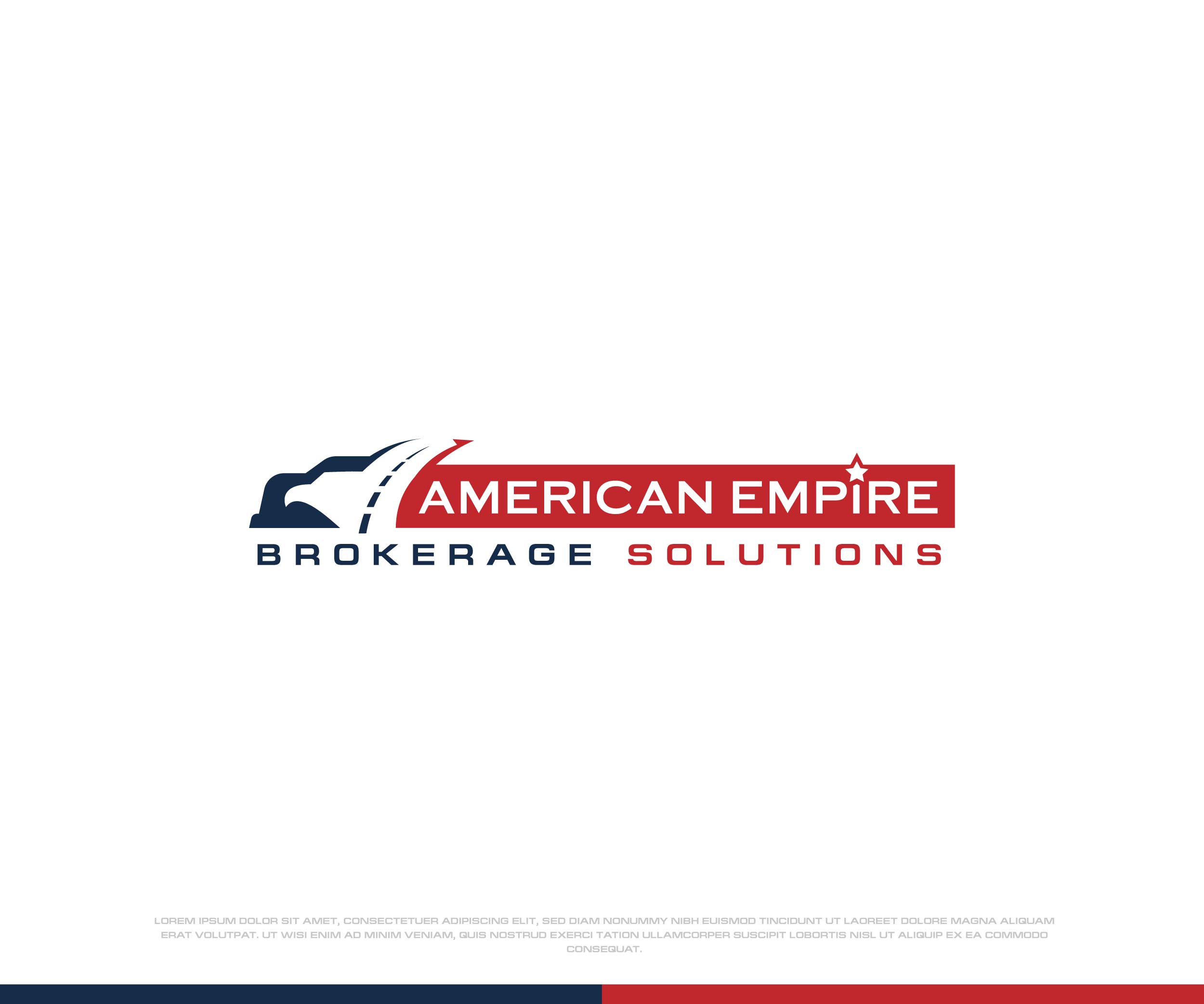 Logo Design by YourLogoMaster for american empire brokerage solutions  | Design #32573221