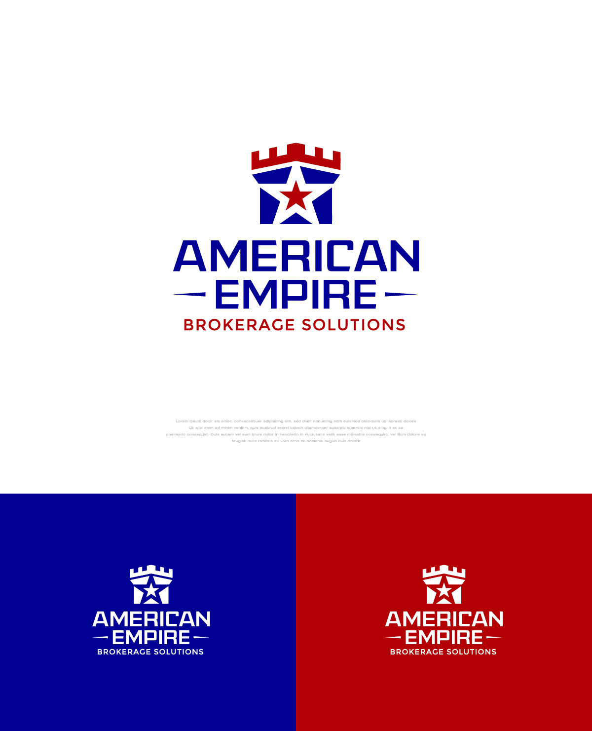 Logo Design by apik. for american empire brokerage solutions  | Design #32565878