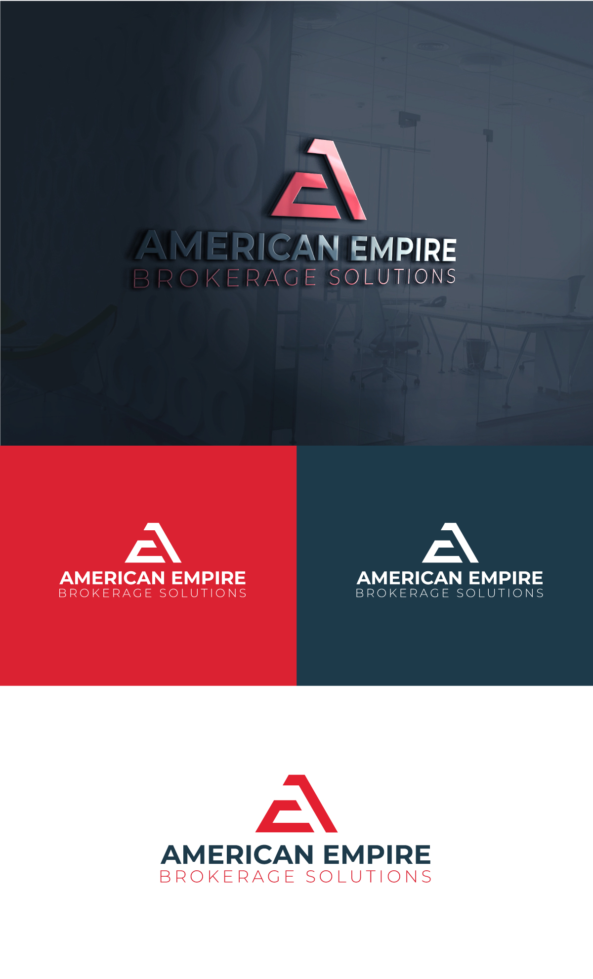 Logo-Design von Christian Cruz für american empire brokerage solutions  | Design #32566302