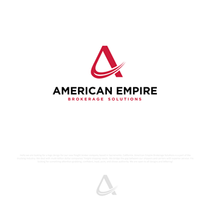 Logo Design by Elisa Davis for american empire brokerage solutions  | Design: #32572364