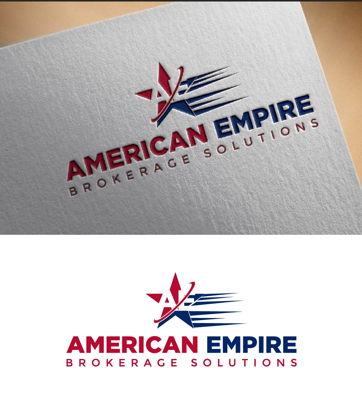 Logo Design by fly  design for american empire brokerage solutions  | Design #32573719