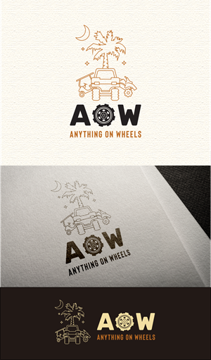 Logo Design by Ankit Bhattarai for Anything on Wheels | Design: #32529917