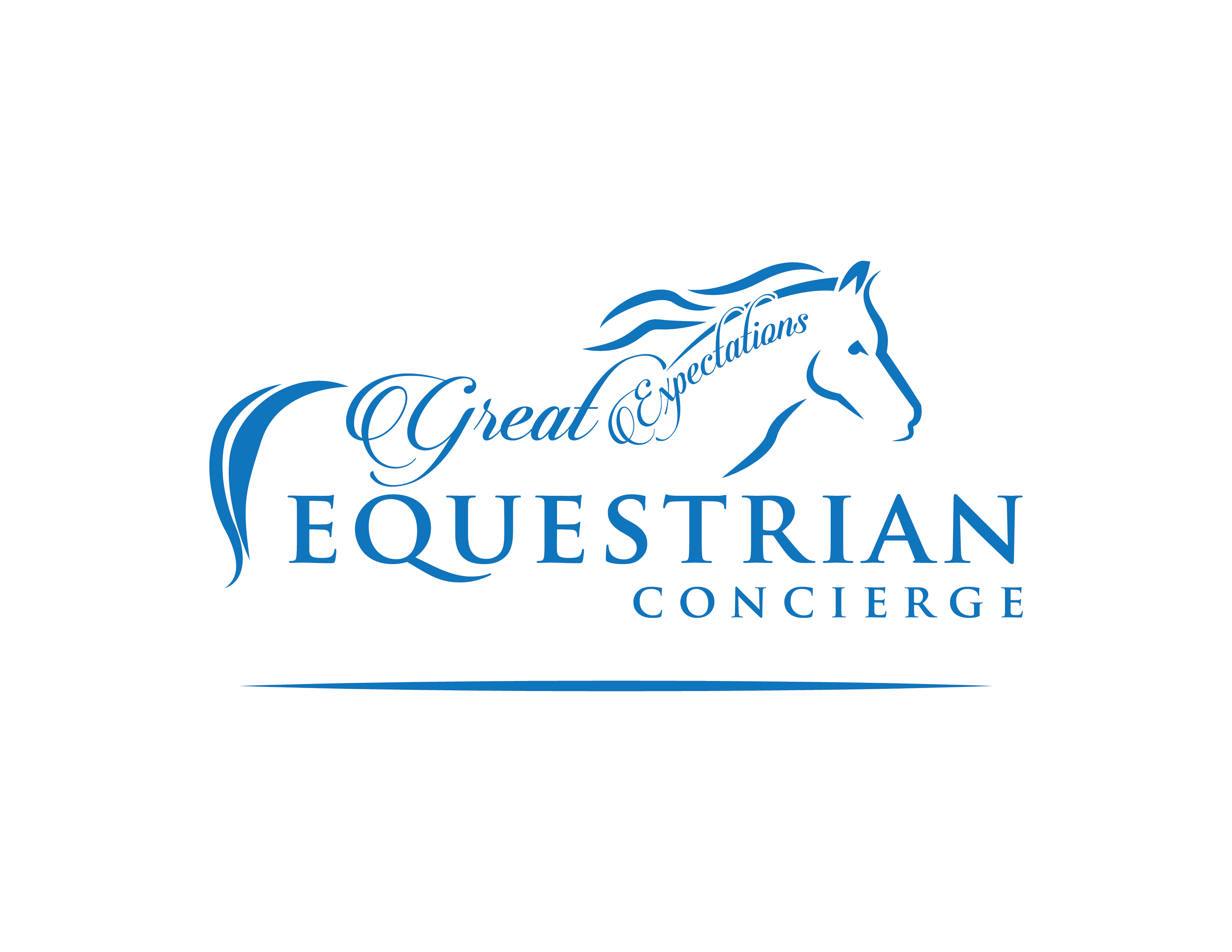 Elegant, Playful Logo Design for Great Expectations and equestrian