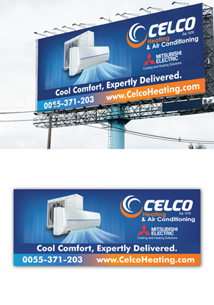 Billboard Design by Will M. for Celco Heating and AC | Design: #32541970