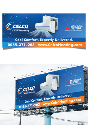 Billboard Design by Will M. for Celco Heating and AC | Design: #32556771