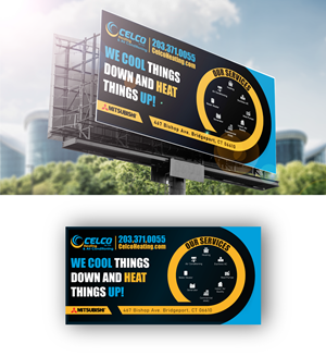 Billboard Design by Digi_Design555 for Celco Heating and AC | Design: #32550446