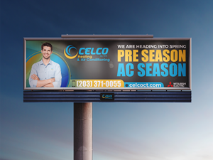 Billboard Design by Sun Creative for Celco Heating and AC | Design: #32535712
