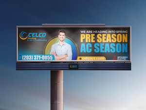 Billboard Design by Sun Creative for Celco Heating and AC | Design: #32535750