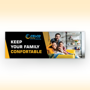Billboard Design by YourLogoMaster for Celco Heating and AC | Design: #32539214