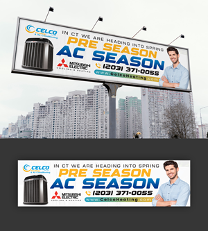 Billboard Design by debdesign for Celco Heating and AC | Design: #32579073
