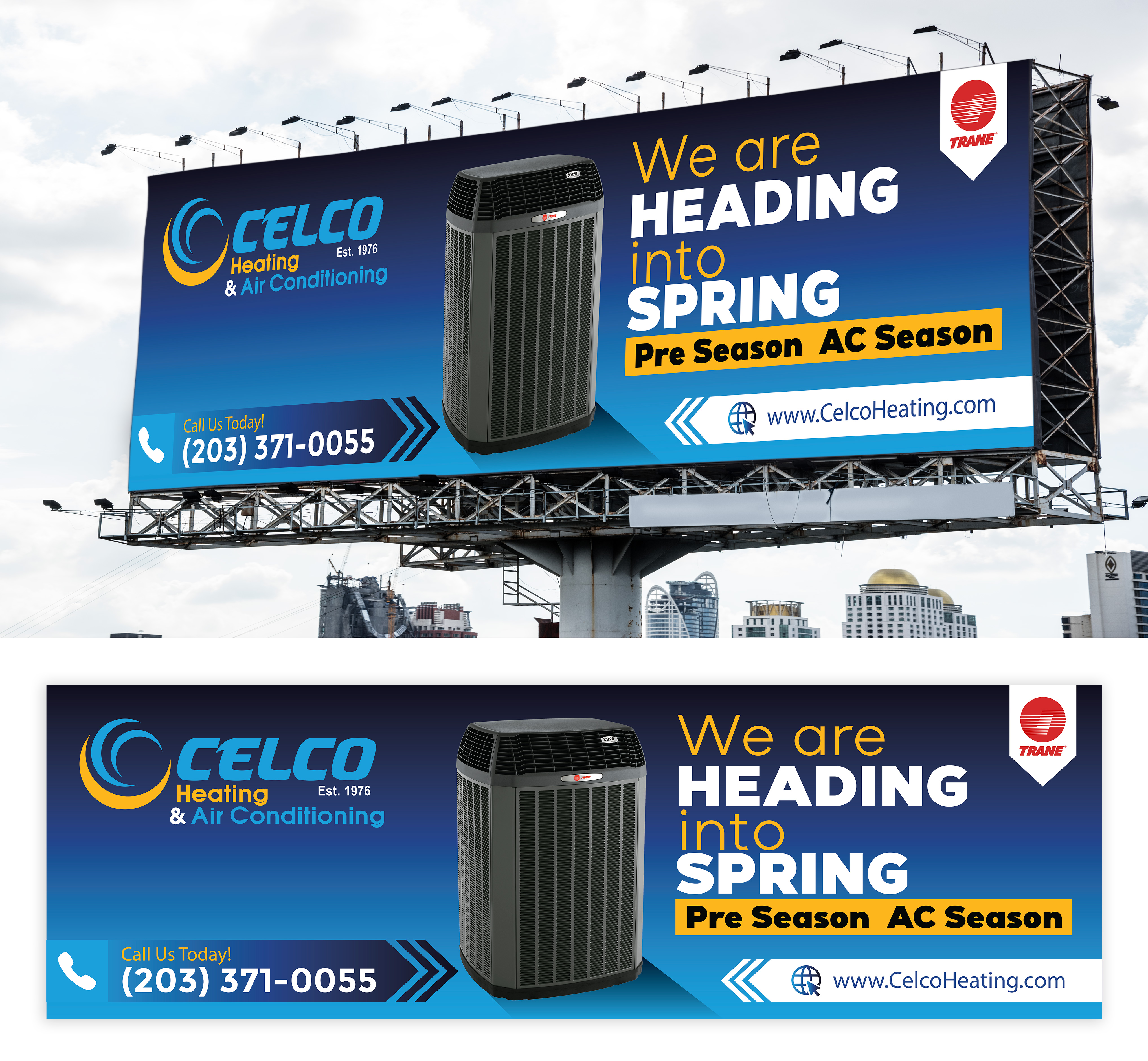 Billboard Design by Impressive Designs for Celco Heating and AC | Design #32543655