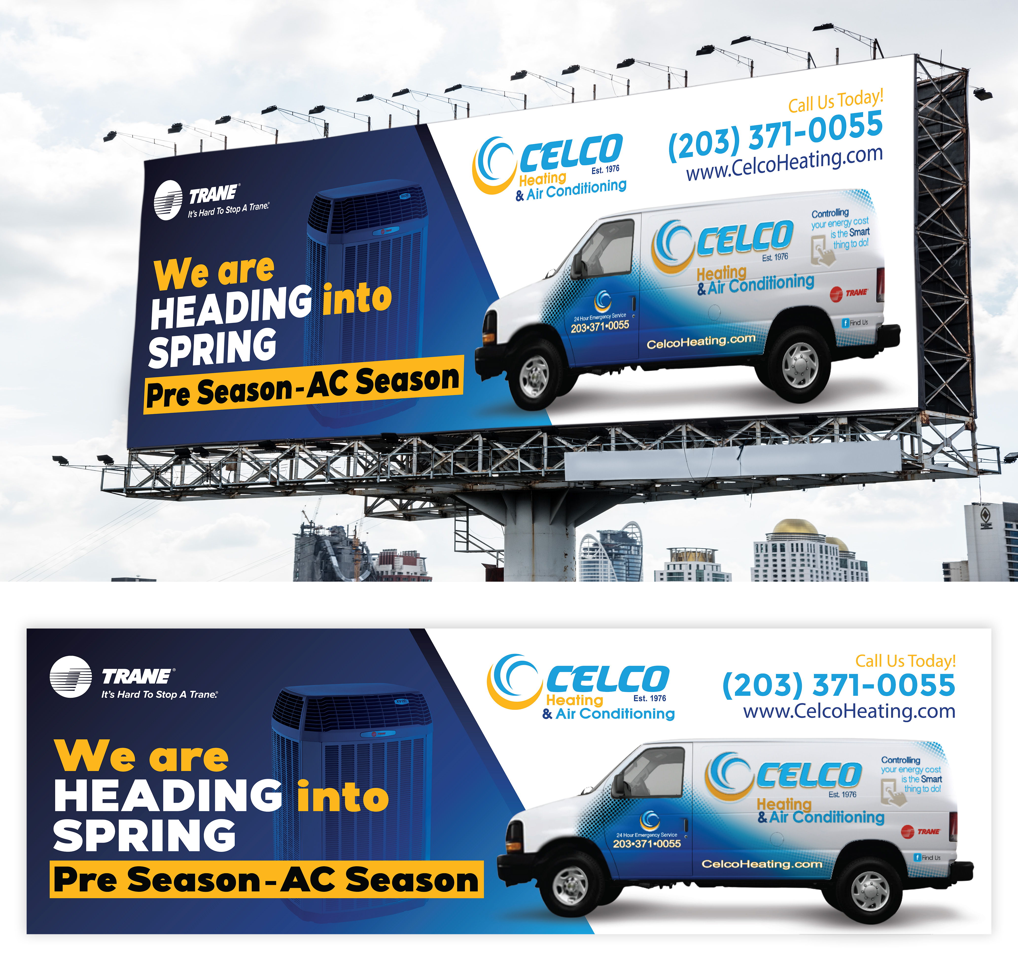 Billboard Design by Impressive Designs for Celco Heating and AC | Design #32543656