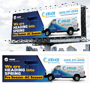 Billboard Design by Impressive Designs for Celco Heating and AC | Design: #32543656