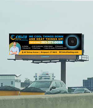 Billboard Design by Titan Solbiz for Celco Heating and AC | Design: #32570263