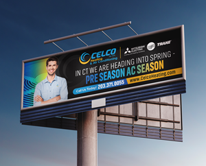 Billboard Design by Dzhafir for Celco Heating and AC | Design: #32540949