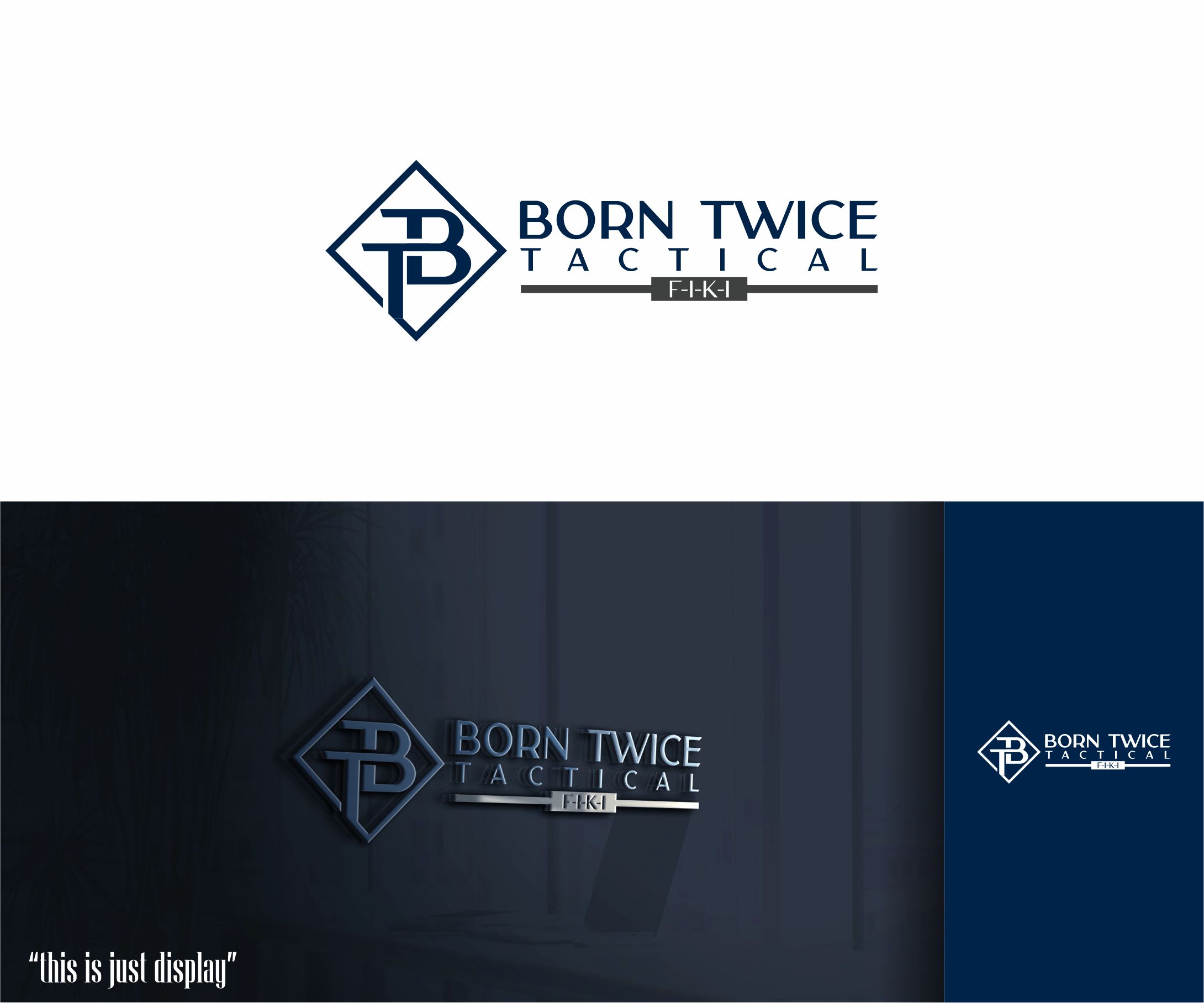 Logo Design by alkaline for Born Twice Tactical | Design #32534973