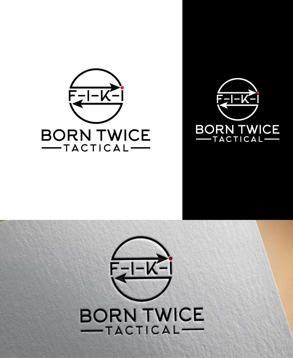 Logo Design by graphics^master for Born Twice Tactical | Design #32540142