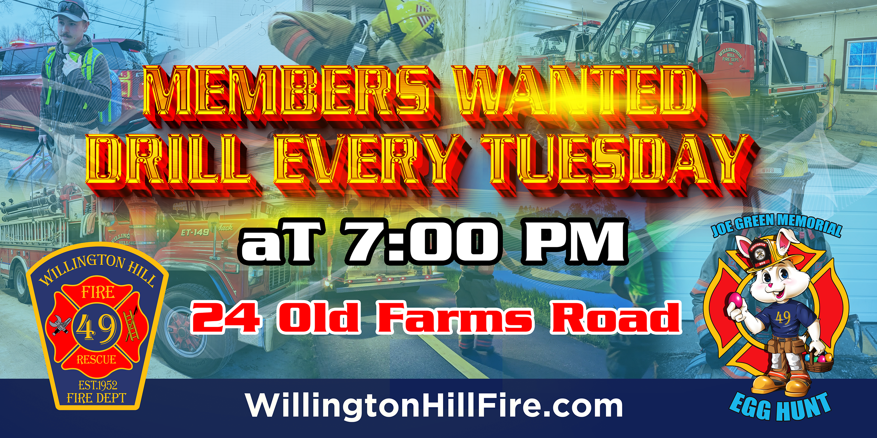 Graphic Design by JKIANN08 for WILLINGTON HILL FIRE DEPARTMENT | Design #32552297