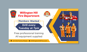 Graphic Design by Parth P 4 for WILLINGTON HILL FIRE DEPARTMENT | Design #32552444