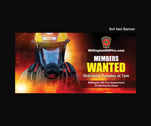 Graphic Design by Rush Advertising for WILLINGTON HILL FIRE DEPARTMENT | Design: #32558768
