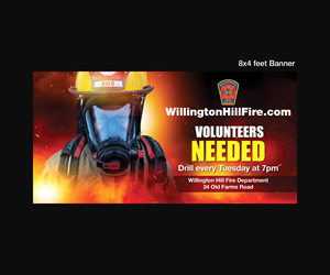 Graphic Design by Rush Advertising for WILLINGTON HILL FIRE DEPARTMENT | Design: #32583651