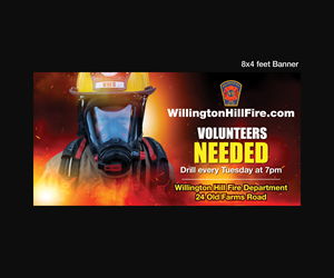 Graphic Design by Rush Advertising for WILLINGTON HILL FIRE DEPARTMENT | Design: #32585204