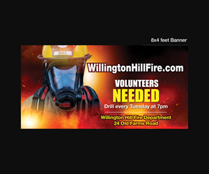 Graphic Design by Rush Advertising for WILLINGTON HILL FIRE DEPARTMENT | Design: #32598811