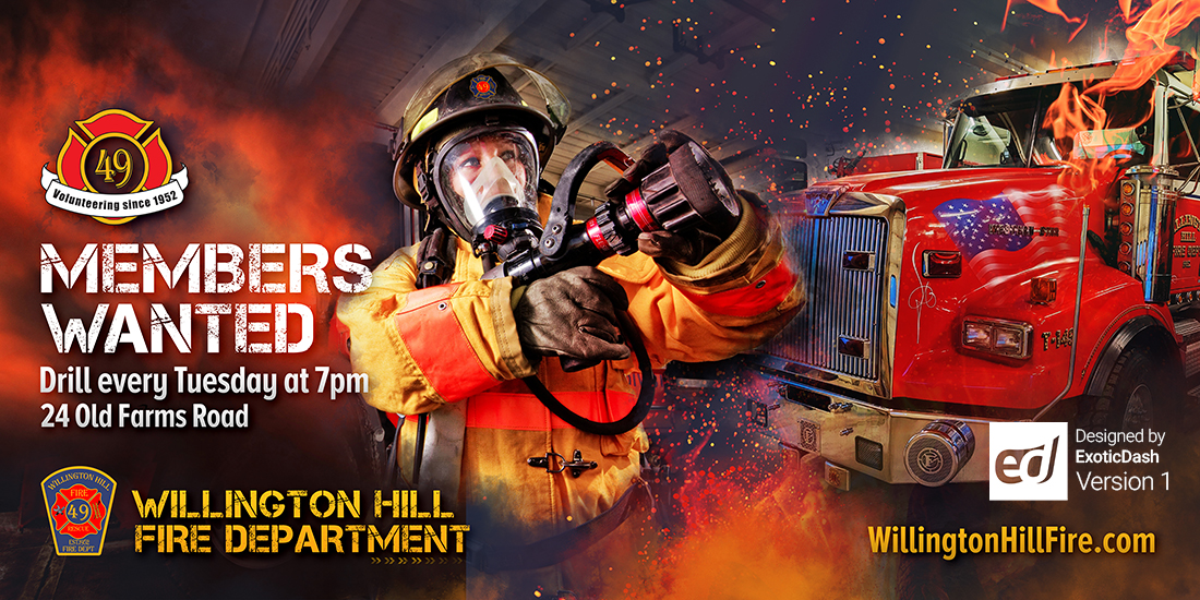 Design Graphique par ExoticDash pour WILLINGTON HILL FIRE DEPARTMENT | Design #32536282